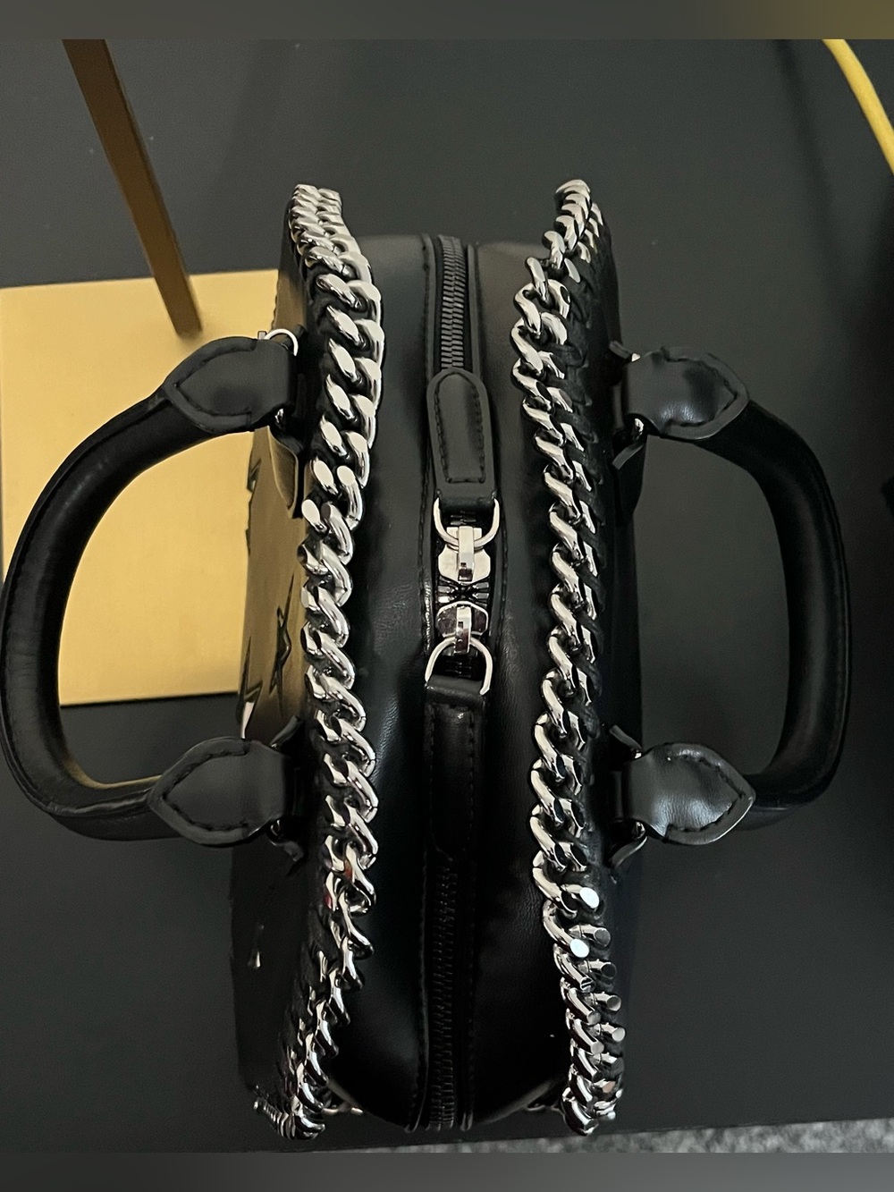 Stella McCartney Falabella Box Bag with White Stars - Picture 5 of 15
